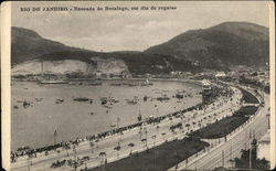 Enseada de Botafogo, em Dia de Regatas Enseada de Botafogo, em Dia de Regatas