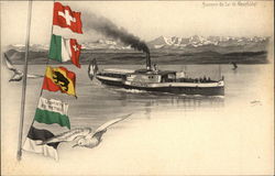 Steamer "Hallwyl", Lake Neuchatel Steamer "Hallwyl", Lake Neuchatel