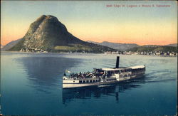 Lake Lugano and Monte San Salvatore Lake Lugano and Monte San Salvatore