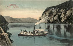 View of Orsova Showing Steamer Boat View of Orsova Showing Steamer Boat