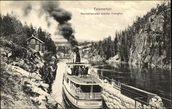 Telemarken - Bandakkanallen ovenfor Vrangfos Telemarken - Bandakkanallen ovenfor Vrangfos