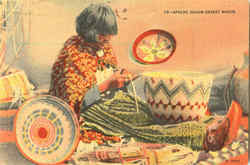 Apache Squaw Basket Maker