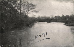 View of Rockaway River Postcard