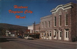 Historic Virginia City Montana Postcard Postcard Postcard