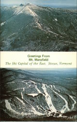 Mount Mansfield Stowe, VT Postcard Postcard Postcard