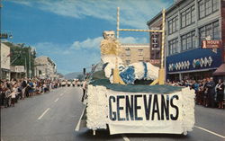 Geneva College's Annual Homecoming Parade Postcard