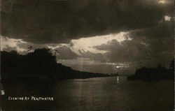 Evening at Pentwater Postcard