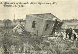 Tornado near Syracuse N. Y