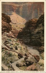 Hermit Creek Trail Grand Canyon National Park, AZ Postcard Postcard Postcard