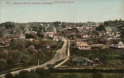 General View. From the High School Auburn, CA Postcard Postcard Postcard