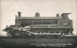 L&NW Four Cylinder Compound Express Goods Engine Postcard
