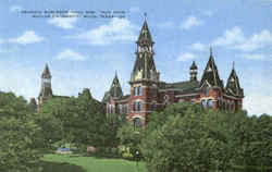 Georgia Burleson Hall And Old Main Baylor University, Baylor University