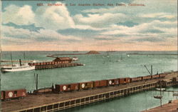 Entrance to Los Angeles Harbor San Pedro, CA Postcard Postcard Postcard
