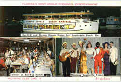 Florida's Most Unique Evening's Entertainment Fort Lauderdale, FL Postcard Postcard
