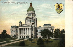 Capitol of Illinois Springfield, IL Postcard Postcard Postcard