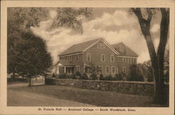 St. Francis Hall - Annhurst College South Woodstock, CT Postcard Postcard Postcard
