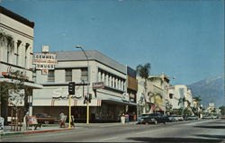 Euclid Avenue at B Street Ontario, CA Postcard Postcard Postcard