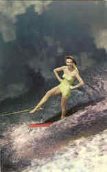 Look One Foot Waterskiing