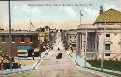 Beacon Street San Pedro, CA Postcard Postcard Postcard