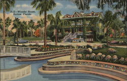 Conrad Schuck's Wonder House Postcard