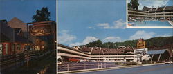 Crossroads Motor Lodge and Shopping Mall Gatlinburg, TN Postcard Large Format Postcard Large Format Postcard