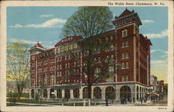The Waldo Hotel Clarksburg, WV Postcard Postcard Postcard