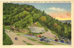 Spelman Memorial Monument Great Smoky Mountains National Park, Newfound Gap