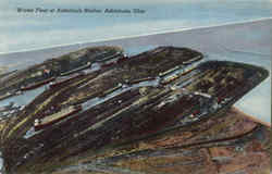 Winter Fleet At Ashtabula Harbor Winter Fleet At Ashtabula Harbor