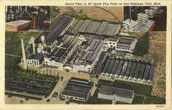 Aerial View Of Ac Spark Plug Plant On Dort Highway Aerial View Of Ac Spark Plug Plant On Dort Highway