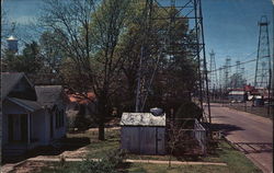 Oil Well in Front Yard Kilgore, TX Postcard Postcard Postcard