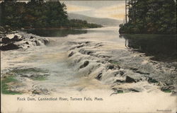 Rock Dam, Connecticut River Postcard