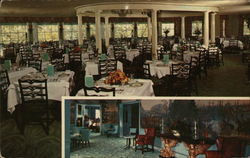 Main Dining Room, Washington Arms Restaurant Postcard