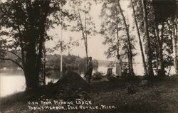 View from Minong Lodge Tobin's Harbor, Isle Royale Postcard
