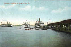 Steamer Landing At Cedar Point Steamer Landing At Cedar Point