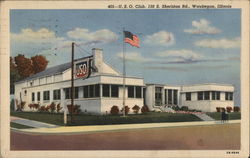 U. S. O. Club, 150 S. Sheridan Road Postcard
