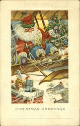 Santa in Airplane