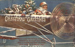Santa in Airplane