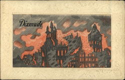 Dixmude France in Flames