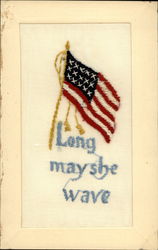 US Flag Long May She Wave