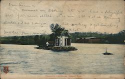 Coxsackie Lighthouse, Hudson River New York Postcard Postcard Postcard