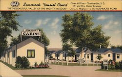 Swanson's Tourist Court Postcard