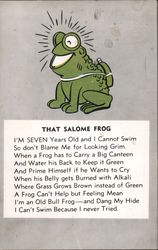 The Salome Frog Postcard