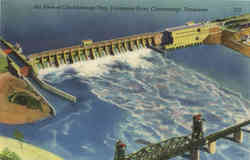 Air View of Chickamauga Dam, Tennessee River Air View of Chickamauga Dam, Tennessee River