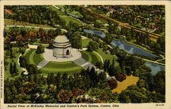 Aerial View Of McKinley Memorial And Canton's Park System Aerial View Of McKinley Memorial And Canton's Park System