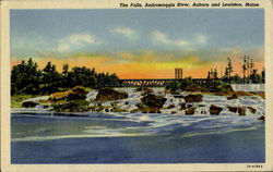 The Falls Androscoggin River The Falls Androscoggin River