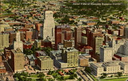 Aerial View Of Memphis Business District Aerial View Of Memphis Business District