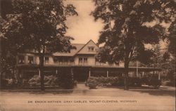 Dr. Enoch Mather, Gray Gables. Mount Clemens, Michigan Postcard