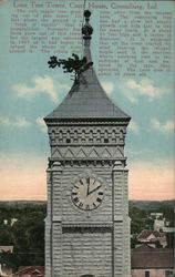 Lone Tree Tower Court House Postcard