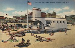 Sun and ocean bathing. New Jersey State Exhibit Free Atlantic City, NJ Postcard Postcard Postcard