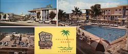 Holiday Beach Motel Rooms and Apartments Large Format Postcard
